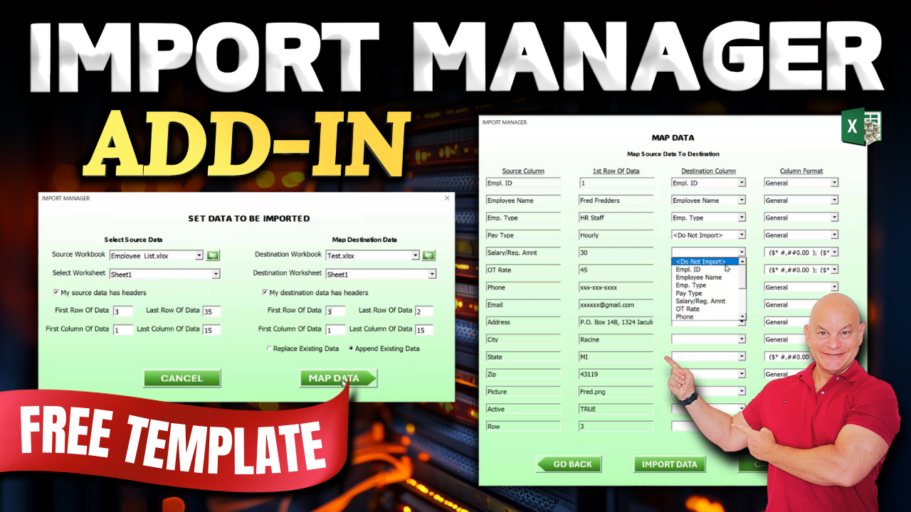 🥉 Bronze Early Access: Import Manager Add-In – Excel For Freelancers