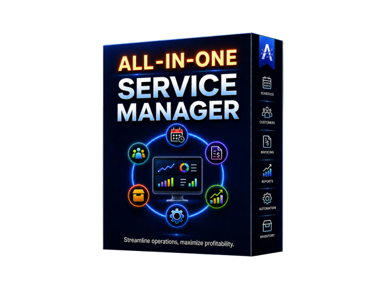 Excel All-in-One Service Manager